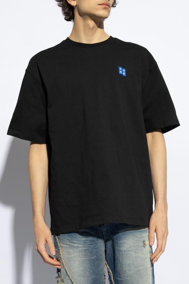 shirt with logo Ader Error - Black T - Pleasures